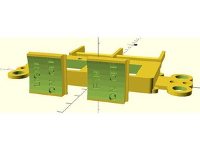 decora dual-Wand-Schalter-leds - Elektronik home-automation power-Schalter Schalter 3d print model - Mito3D