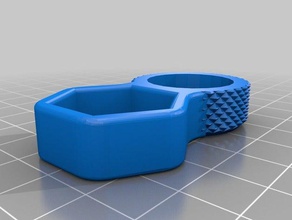 fidget flipper oyuncaklar ve oyunlar DEHB masa oyuncağı el altıgen somunu spin spinner oyuncak 3d print model - Mito3D