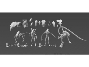 alien models 3d printing 3d print model - Mito3D