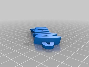amirahs nametag keychains customized 3d print model - Mito3D