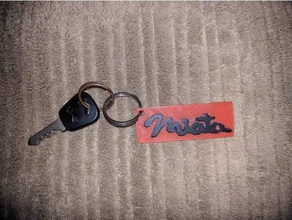miata mx5 keychain 3d printing cars high quality keychains verified 3d print model - Mito3D