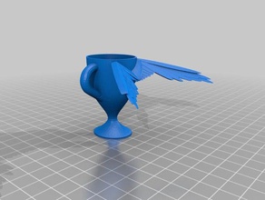 1copacom asas e 1 copa a arte 3d print model - Mito3D