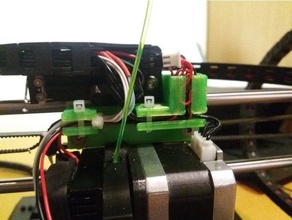 wire filament guide wanhao i3 3d printer parts duplicator mods 3d print model - Mito3D
