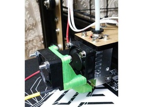 tevo tarantula nozzle fan 3d printer accessories 3x3cm 3d print model - Mito3D