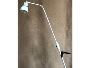 girevole cuffia clip porta nordlux irradiare la lampada organizzazione le cuffie titolare 3d print model - Mito3D