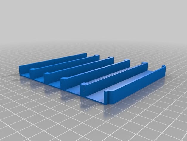 minimalist snes cartridge tray video games 3D print model - Mito3D