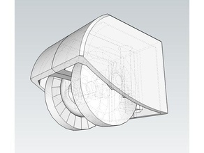 heater foot wheel parts 3d print model - Mito3D