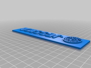 targhetta modificato monete & distintivi 3d print model - Mito3D