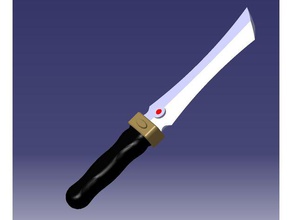 tokyo ghoul juuzou suzuya's knife costume cosplay weapon 3d print model - Mito3D