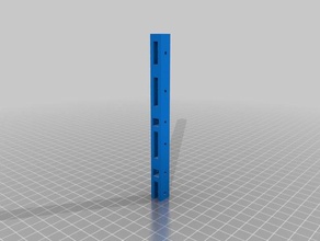 3d barra stifthalter 1part horizontal de la 3d print model - Mito3D