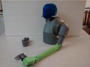 k2so inspirieren Oberkörper Modell-Roboter droid Roboter starwars 3d print model - Mito3D