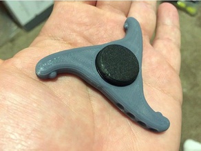 el ciclón mini ruleta La impresión en 3d fidget mano spinner juguete 3d print model - Mito3D