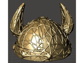 full viking helmet edges costume 3d print model - Mito3D