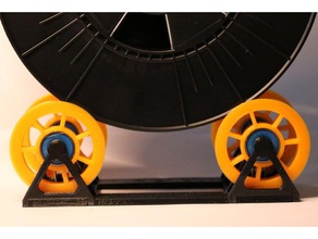 filamentrollenbock filament de la bobine du rouleau Imprimante 3d accessoires 608 roulement filamentabroller titulaire support kugellager 3d print model - Mito3D