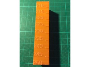 anet a8 - petg-3d-multimode 3d-Druck-tests die Kalibrierung kundengebundene filament petg Temperatur temp 3d print model - Mito3D