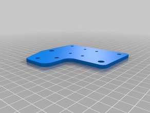 tevo tarantula x axis bracket left side pulley 3d printer parts 3d print model - Mito3D