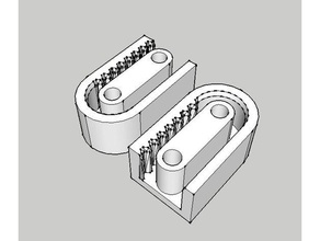 belt clip gt2 3d printer parts 3d print model - Mito3D