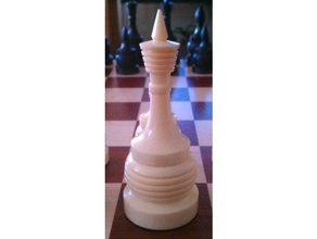 re degli scacchi La stampa 3d pezzo di 3d print model - Mito3D