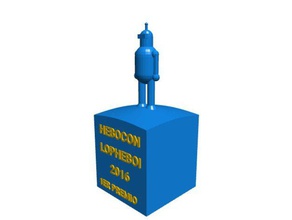 hebocon trophy models 3d print model - Mito3D