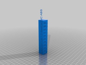 245 temperature calibration tower 3d printing tests customized 3d print model - Mito3D