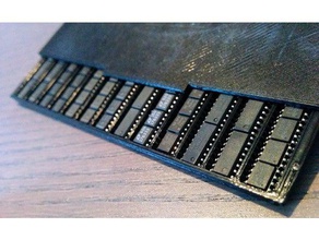 soic ic organizzatore l'elettronica caso chip il fai da te elettronica titolare scorrevole cassetto soic8 saldare la saldatura 3d print model - Mito3D