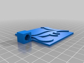 l ryuzaki keychain 3d slash 3d print model - Mito3D