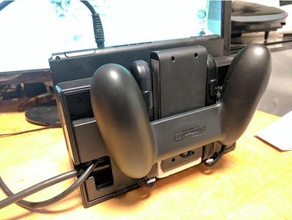 nintendo switch joycon holder mount video games controller 3d print model - Mito3D