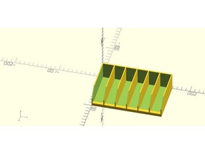 anpassbare Schublade für Werkzeug-Veranstalter Werkzeug-Halterungen & - Boxen openscad Veranstalter 3d print model - Mito3D