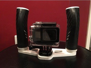 scuba diving camera tray gopro remix sport & outdoors mount 3d print model - Mito3D