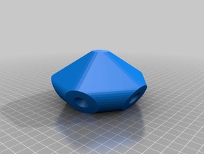 mi personalizados icosaedro conectores las esculturas personalizado 3d print model - Mito3D