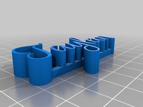 taylan rouge secuencia de comandos las esculturas personalizado 3d print model - Mito3D