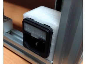 fusible bouchon d'entrée d'alimentation de l'électronique 3d print model - Mito3D