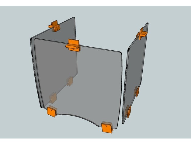 ultimaker 1 original original+ pmma portes Imprimante 3d accessoires des d'origine 3D print model - Mito3D