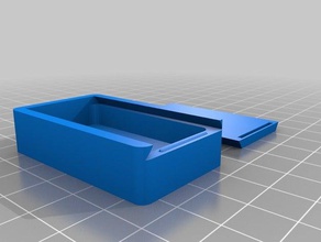 box sliding top gum containers customized 3d print model - Mito3D