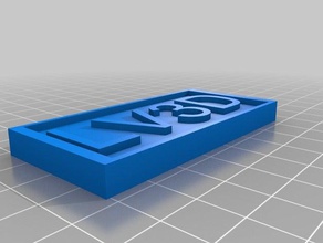 porte cl s lv3d 3d Drucker Zubehör cle 3d print model - Mito3D