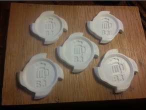 para makinesi Fabrikası özelleştirilebilir işaretler ve logolar bira kullanım chairity zanaat vermek 3d print model - Mito3D