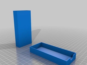 biscuit box 2 containers customized 3d print model - Mito3D