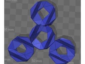 diamond spinner L'impression 3d 3d print model - Mito3D