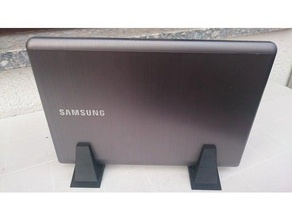 notebook stand de 2cm equipo la base del portátil openscad samsung ultrabook vertical 3d print model - Mito3D