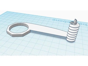 batata espiral de corte A impressão 3d cortador kartoffel messer 3d print model - Mito3D