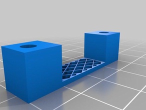 mk8 fã espaçador A impressão 3d dissipador de calor com ventilador extrusora 3d print model - Mito3D