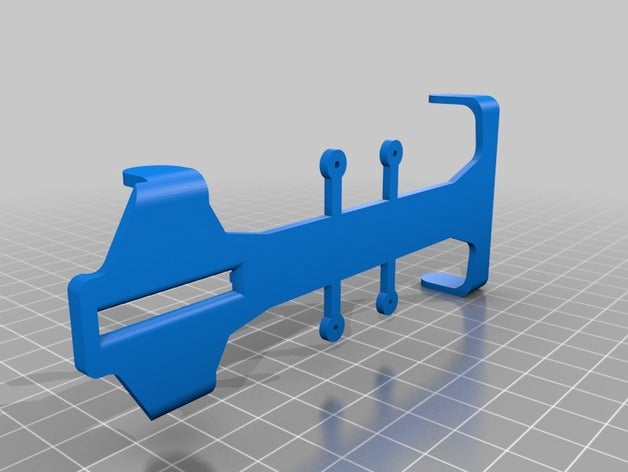 soporte fente 125x50 mas ancho delante des véhicules 3D print model - Mito3D