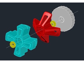 filament spool carrier 3d printer accessories 3d print model - Mito3D