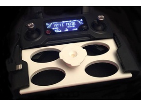 quadlock bandeja mavic pro remoto dji controle 3d print model - Mito3D