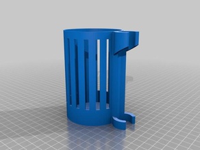 beer mount heavy duty 20mm crutches accessories 3d print model - Mito3D