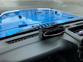 la bandeja 2 pares de gafas automoción las titular jeep jk wrangler almacenamiento sol soporte 3d print model - Mito3D