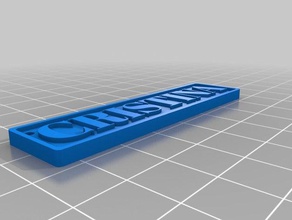 cristinaplaca signs & logos customized 3d print model - Mito3D