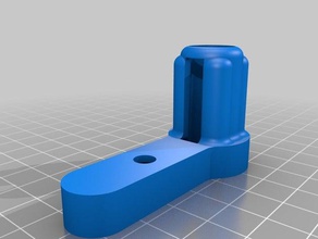 bottom hinge red castle auto-close safety gate replacement parts 3d print model - Mito3D