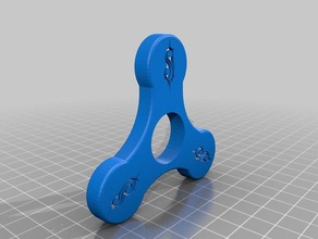 fidget spinner slipknot mechanische Spielzeuge fidget-Spielzeug und zappeln fidgetspinner hand Spielzeug Gitarre Metall Musik rock slipknot-logo 3d print model - Mito3D