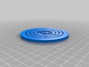 argon coasters household customized 3d print model - Mito3D